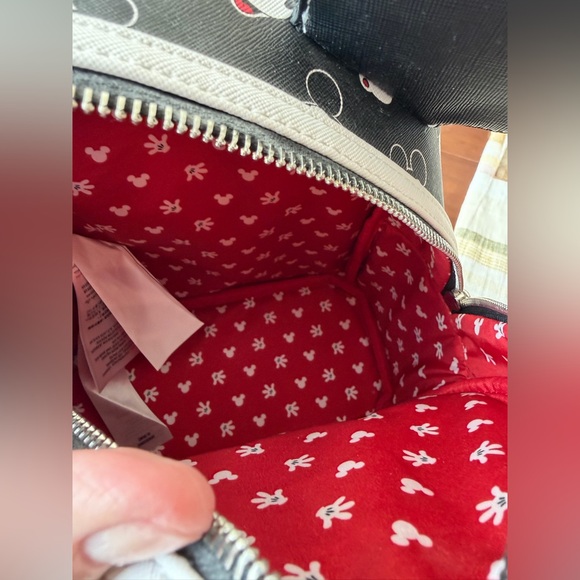 Loungefly Black & White Mickey Mouse Mini Backpack - Picture 2 of 4